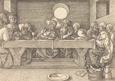 最后的晚餐》，1523年。 作者 阿尔布雷希特丢勒