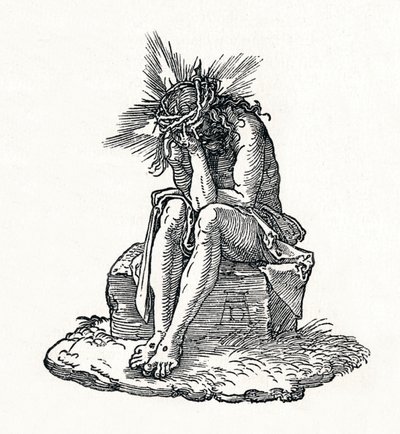 悲伤的人。标题页：《小热情》，c1511，1906年 作者 阿尔布雷希特丢勒