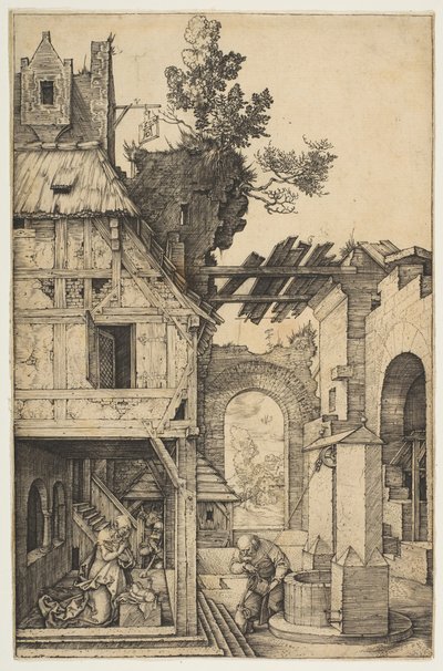 耶稣诞生，1504年。 作者 阿尔布雷希特丢勒