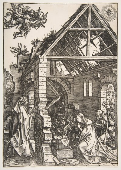 耶稣诞生，摘自《处女的生活》，1502-3年。 作者 阿尔布雷希特丢勒