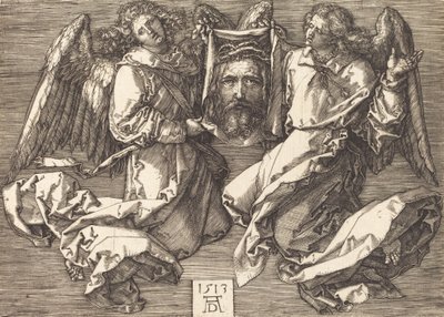 两位天使持有的Sudarium》，1513年。 作者 阿尔布雷希特丢勒