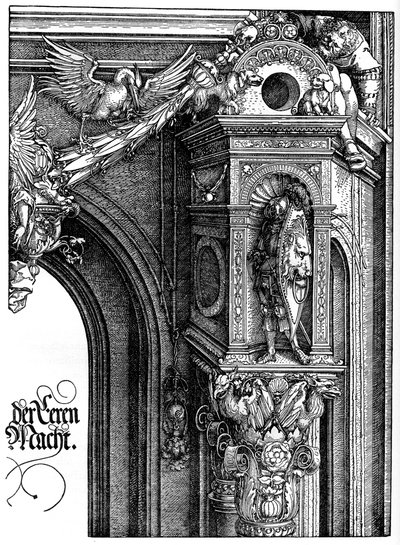 马克西米利安一世皇帝的凯旋门，1515年，1936年 作者 阿尔布雷希特丢勒