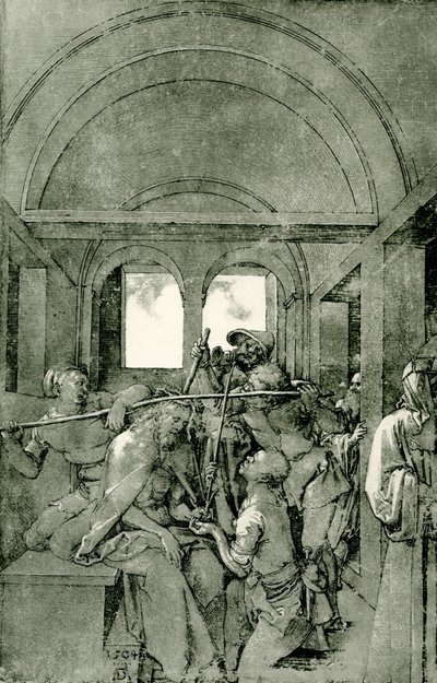荆棘基督的加冕礼 作者 Albrecht Dürer