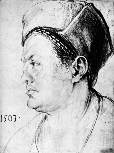 威廉·皮尔克海默（Willibald Pirckheimer），1503年，1936年 作者 阿尔布雷希特丢勒