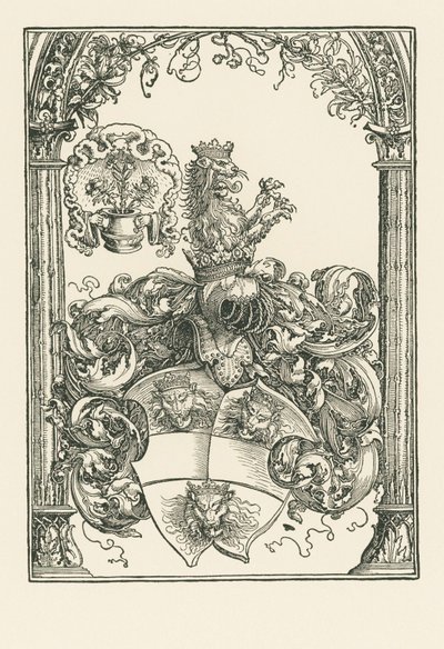 雅各布-德-班尼斯的纹章，约 1515 年（木刻版画） 作者 阿尔布雷希特·丢勒或丢勒