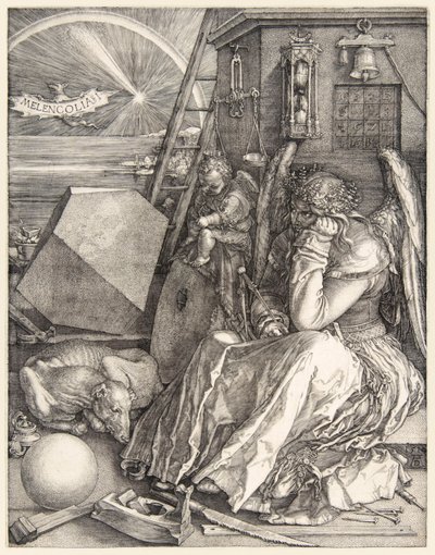 AlbrechtDürer（1471-1528）的Melencolia I于1514年完成了他的3幅大师版画。 作者 阿尔布雷希特丢勒