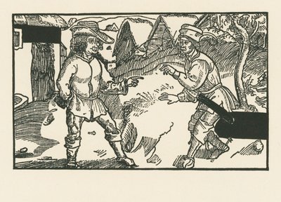 西吕斯和克雷姆斯》，约 1492-93 年（木刻版画） 作者 阿尔布雷希特·丢勒或丢勒
