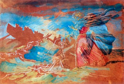 基督在水上行走，1840年 作者 亚历山大·伊万诺夫