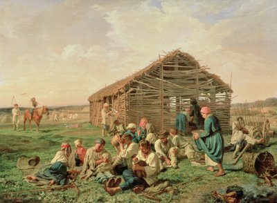 在1861年的海宁期间休息 作者 亚历山大·伊万诺维奇·莫罗佐夫（Aleksandr Ivanovich Morozov）