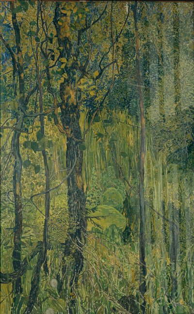 沼泽森林，1917年 作者 亚历山大·雅科夫列维奇·戈洛文