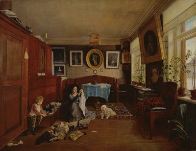 内政，1879年 作者 阿列克谢（Aleksei）Alekseevich Bobrov
