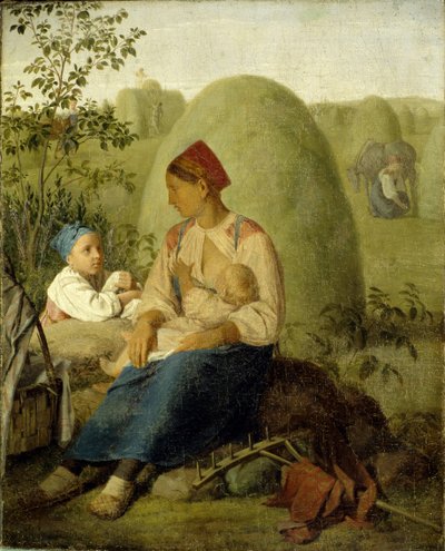 1827年之前的制干草 作者 Aleksei Gavrilovich Venetsianov