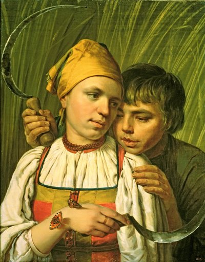 收割者（布面油画） 作者 Aleksei Gavrilovich Venetsianov