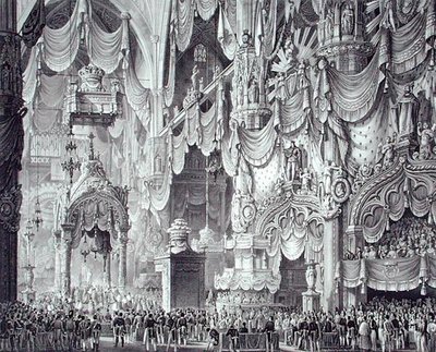 斐迪南一世（1793-1875）在米兰大教堂的加冕仪式 作者 亚历山德罗（后）桑基里科