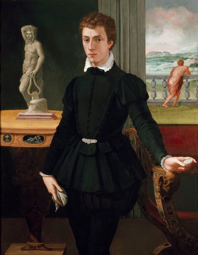 一个年轻人的肖像
































" 作者 亚历山德罗·阿洛里（Alessandro Allori）