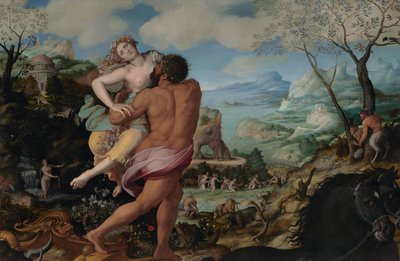 普罗塞平的诱拐 作者 Alessandro Allori