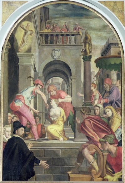 圣阿加莎难，1585年 作者 亚历山德罗·阿洛里（Alessandro Allori）