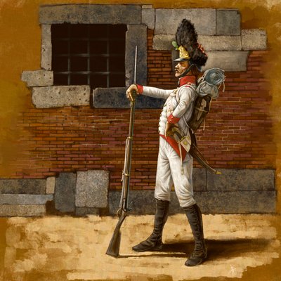 奥地利掷弹兵，约 1809 年，2024 年 作者 亚历山德罗·洛纳蒂