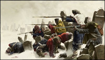 法国人在俄罗斯的撤退，墓地，1812 年冬，2024 年 作者 亚历山德罗·洛纳蒂