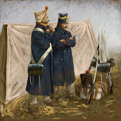 法国冬季宿营地，第一帝国，2018 年 作者 亚历山德罗·洛纳蒂