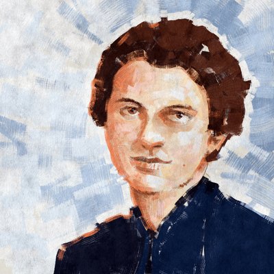 化学家罗莎琳德-富兰克林肖像，2023 年（插图） 作者 亚历山德罗·洛纳蒂