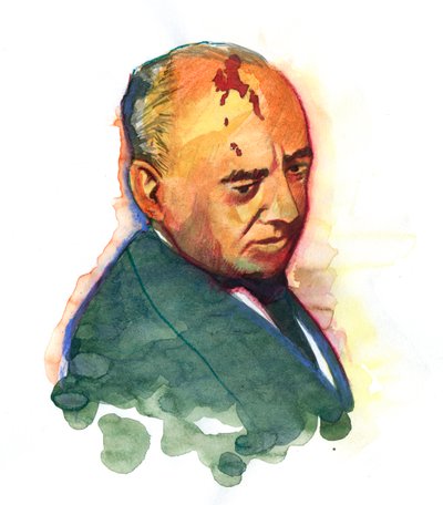 米哈伊尔-戈尔巴乔夫（戈尔巴乔夫）（生于 1931 年）肖像 俄罗斯政治家 作者 亚历山德罗·洛纳蒂