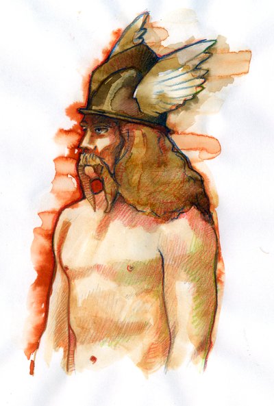 维辛格托里克斯 (Vercingetorix)（公元前 72-46 年）的肖像，高卢人民阿文联邦酋长 作者 亚历山德罗·洛纳蒂