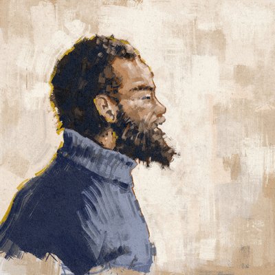活动家、革命家迈克尔-X 的肖像（插图） 作者 亚历山德罗·洛纳蒂