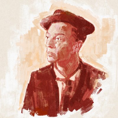 导演兼演员巴斯特-基顿肖像（插图） 作者 亚历山德罗·洛纳蒂