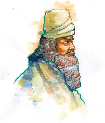 琐罗亚斯德教创始人琐罗亚斯德 (Zoroaster) 或查拉图斯特拉 (Zarathustra) 的代表 作者 亚历山德罗·洛纳蒂