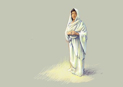 罗马古物：罗马妇女的形象 - 亚历山德罗-洛纳蒂的绘画作品 作者 亚历山德罗·洛纳蒂