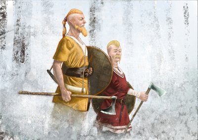 迷雾森林中的维京人 作者 亚历山德罗·洛纳蒂