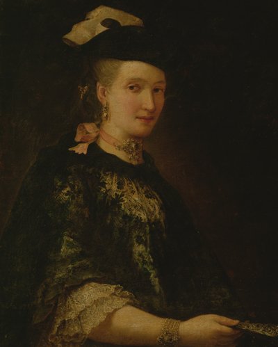一位女士的画像 作者 Alessandro Longhi
