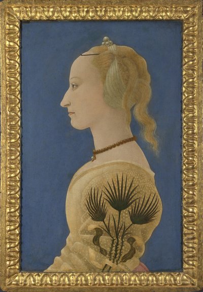 一位女士的画像，约1465年 作者 亚历索·巴尔多维内蒂
