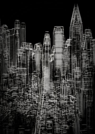 模型，2020年（黑白照片）。 作者 亚历克斯·卡明克