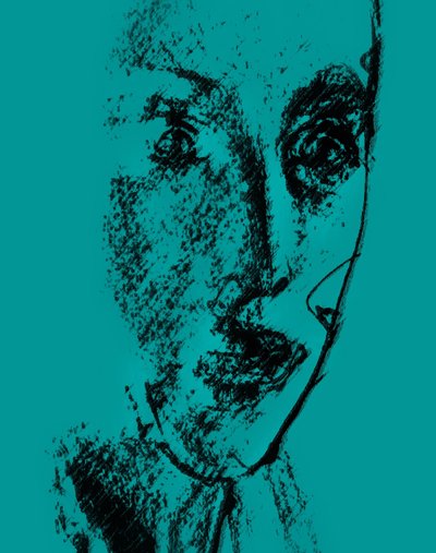 惊喜（绿色），2020，（混合媒体） 作者 亚历克斯·卡明克