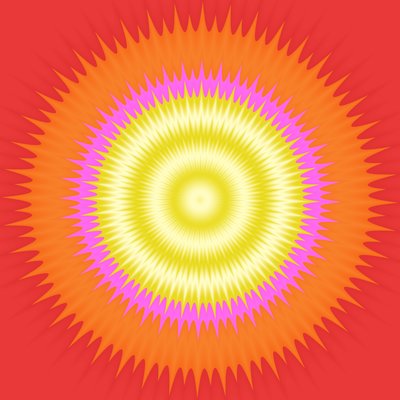 bursts in the sun,2019,(mixed media) 作者 亚历克斯·卡明克