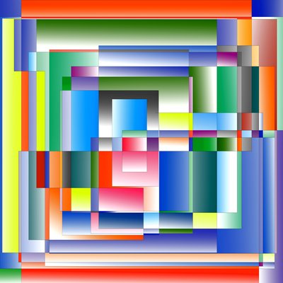 cityscape,2019,(gradient) 作者 亚历克斯·卡明克