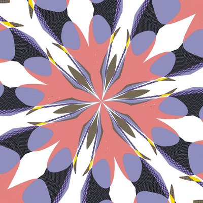 clover (version),2019,(mixed media) 作者 亚历克斯·卡明克