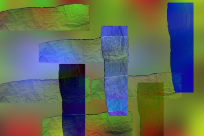 第14号作品，2019年，（混合媒体）。 作者 亚历克斯·卡明克