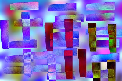 etude #16,2019,(mixed media) 作者 亚历克斯·卡明克