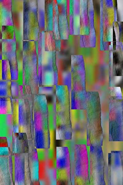 etude #24,2019,(mixed media) 作者 亚历克斯·卡明克