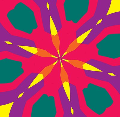 花 #10,2019,(混合媒体) 作者 亚历克斯·卡明克