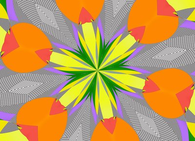 flowers #108,2019,(mixed media) 作者 亚历克斯·卡明克