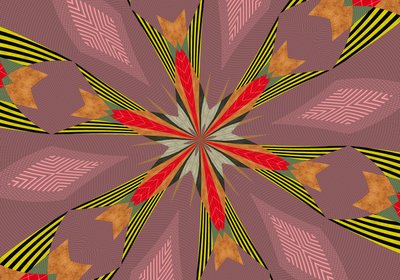 花 #13,2019,(混合媒体) 作者 亚历克斯·卡明克