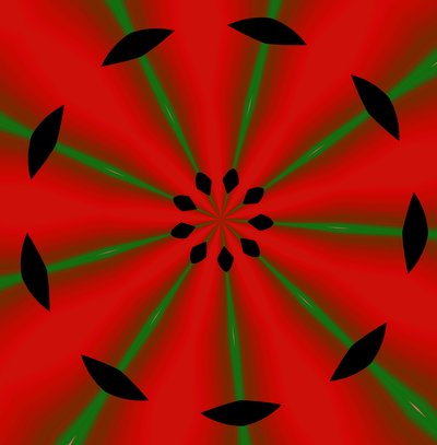 flowers #2,2019,(gradient) 作者 亚历克斯·卡明克