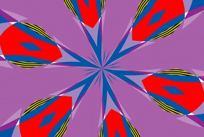 花 #4,2019,(混合媒体) 作者 亚历克斯·卡明克