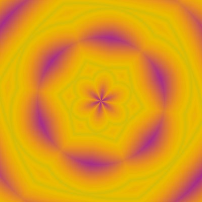 flowers #6,2019,(gradient) 作者 亚历克斯·卡明克