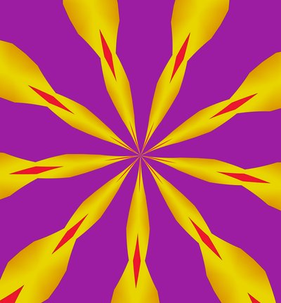 flowers #7,2019,(gradient) 作者 亚历克斯·卡明克