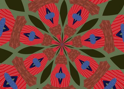 ornament #41,2019,(mixed media) 作者 亚历克斯·卡明克